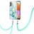 Custodia Silicone Gel Morbida Fantasia Modello Cover con Cinghia Cordino Mano Y05B per Samsung Galaxy M32 5G