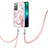Custodia Silicone Gel Morbida Fantasia Modello Cover con Cinghia Cordino Mano Y05B per Samsung Galaxy Note 20 5G