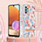 Custodia Silicone Gel Morbida Fantasia Modello Cover con Cinghia Cordino Mano Y06B per Samsung Galaxy M32 5G