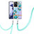 Custodia Silicone Gel Morbida Fantasia Modello Cover con Cinghia Cordino Mano Y06B per Xiaomi Mi 11T 5G