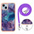 Custodia Silicone Gel Morbida Fantasia Modello Cover con Cinghia Cordino Mano Y07B per Apple iPhone 14