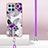 Custodia Silicone Gel Morbida Fantasia Modello Cover con Cinghia Cordino Mano YB3 per Huawei Honor X8b