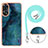 Custodia Silicone Gel Morbida Fantasia Modello Cover con Cinghia Cordino Mano YB7 per Oppo Reno8 T 4G