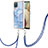 Custodia Silicone Gel Morbida Fantasia Modello Cover con Cinghia Cordino Mano YB7 per Samsung Galaxy A12 Nacho