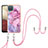 Custodia Silicone Gel Morbida Fantasia Modello Cover con Cinghia Cordino Mano YB7 per Samsung Galaxy A12 Nacho