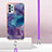 Custodia Silicone Gel Morbida Fantasia Modello Cover con Cinghia Cordino Mano YB7 per Samsung Galaxy A13 4G