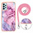 Custodia Silicone Gel Morbida Fantasia Modello Cover con Cinghia Cordino Mano YB7 per Samsung Galaxy A23 5G