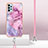 Custodia Silicone Gel Morbida Fantasia Modello Cover con Cinghia Cordino Mano YB7 per Samsung Galaxy A23 5G