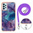Custodia Silicone Gel Morbida Fantasia Modello Cover con Cinghia Cordino Mano YB7 per Samsung Galaxy A73 5G