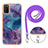 Custodia Silicone Gel Morbida Fantasia Modello Cover con Cinghia Cordino Mano YB7 per Samsung Galaxy M02s