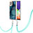 Custodia Silicone Gel Morbida Fantasia Modello Cover con Cinghia Cordino Mano YB7 per Samsung Galaxy M32 4G