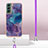 Custodia Silicone Gel Morbida Fantasia Modello Cover con Cinghia Cordino Mano YB7 per Samsung Galaxy S22 5G