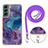 Custodia Silicone Gel Morbida Fantasia Modello Cover con Cinghia Cordino Mano YB7 per Samsung Galaxy S23 Plus 5G