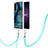Custodia Silicone Gel Morbida Fantasia Modello Cover con Cinghia Cordino Mano YB7 per Sony Xperia 1 IV