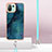 Custodia Silicone Gel Morbida Fantasia Modello Cover con Cinghia Cordino Mano YB7 per Xiaomi Mi 11 Lite 5G NE
