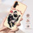 Custodia Silicone Gel Morbida Fantasia Modello Cover con Cinghia Cordino Mano YB8 per Samsung Galaxy A14 5G