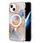 Custodia Silicone Gel Morbida Fantasia Modello Cover con Mag-Safe Magnetic per Apple iPhone 13