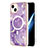 Custodia Silicone Gel Morbida Fantasia Modello Cover con Mag-Safe Magnetic per Apple iPhone 13