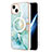 Custodia Silicone Gel Morbida Fantasia Modello Cover con Mag-Safe Magnetic per Apple iPhone 14