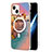 Custodia Silicone Gel Morbida Fantasia Modello Cover con Mag-Safe Magnetic per Apple iPhone 14 Plus Multicolore