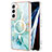 Custodia Silicone Gel Morbida Fantasia Modello Cover con Mag-Safe Magnetic per Samsung Galaxy S22 Plus 5G