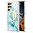 Custodia Silicone Gel Morbida Fantasia Modello Cover con Mag-Safe Magnetic per Samsung Galaxy S22 Ultra 5G