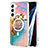 Custodia Silicone Gel Morbida Fantasia Modello Cover con Mag-Safe Magnetic per Samsung Galaxy S23 5G