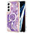 Custodia Silicone Gel Morbida Fantasia Modello Cover con Mag-Safe Magnetic per Samsung Galaxy S23 5G