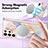 Custodia Silicone Gel Morbida Fantasia Modello Cover con Mag-Safe Magnetic per Samsung Galaxy S23 Ultra 5G