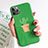 Custodia Silicone Gel Morbida Fantasia Modello Cover H01 per Apple iPhone 11 Pro Verde