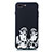 Custodia Silicone Gel Morbida Fantasia Modello Cover per Apple iPhone 8 Plus Bianco