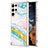 Custodia Silicone Gel Morbida Fantasia Modello Cover per Samsung Galaxy S21 Ultra 5G Multicolore