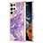 Custodia Silicone Gel Morbida Fantasia Modello Cover per Samsung Galaxy S22 Ultra 5G Viola