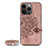 Custodia Silicone Gel Morbida Fantasia Modello Cover S01 per Apple iPhone 13 Pro Max Oro Rosa