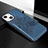 Custodia Silicone Gel Morbida Fantasia Modello Cover S02 per Apple iPhone 13 Mini Blu