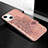 Custodia Silicone Gel Morbida Fantasia Modello Cover S02 per Apple iPhone 13 Mini Oro Rosa