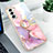 Custodia Silicone Gel Morbida Fantasia Modello Cover S02 per Samsung Galaxy S21 5G Rosa