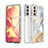 Custodia Silicone Gel Morbida Fantasia Modello Cover S03 per Samsung Galaxy S21 Plus 5G Grigio