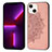 Custodia Silicone Gel Morbida Fantasia Modello Cover S04 per Apple iPhone 13 Oro Rosa