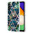 Custodia Silicone Gel Morbida Fantasia Modello Cover Y01B per Samsung Galaxy A13 5G Verde Notte
