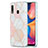 Custodia Silicone Gel Morbida Fantasia Modello Cover Y01B per Samsung Galaxy A20 Rosa
