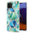 Custodia Silicone Gel Morbida Fantasia Modello Cover Y01B per Samsung Galaxy A22 4G Verde