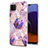 Custodia Silicone Gel Morbida Fantasia Modello Cover Y01B per Samsung Galaxy A22 5G Lavanda