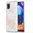 Custodia Silicone Gel Morbida Fantasia Modello Cover Y01B per Samsung Galaxy A31 Rosa