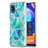 Custodia Silicone Gel Morbida Fantasia Modello Cover Y01B per Samsung Galaxy A31 Verde