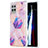 Custodia Silicone Gel Morbida Fantasia Modello Cover Y01B per Samsung Galaxy A42 5G Lavanda