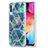 Custodia Silicone Gel Morbida Fantasia Modello Cover Y01B per Samsung Galaxy A50 Verde Notte