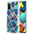 Custodia Silicone Gel Morbida Fantasia Modello Cover Y01B per Samsung Galaxy A51 4G Verde Notte