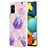 Custodia Silicone Gel Morbida Fantasia Modello Cover Y01B per Samsung Galaxy A51 5G Lavanda