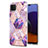 Custodia Silicone Gel Morbida Fantasia Modello Cover Y01B per Samsung Galaxy F42 5G Lavanda